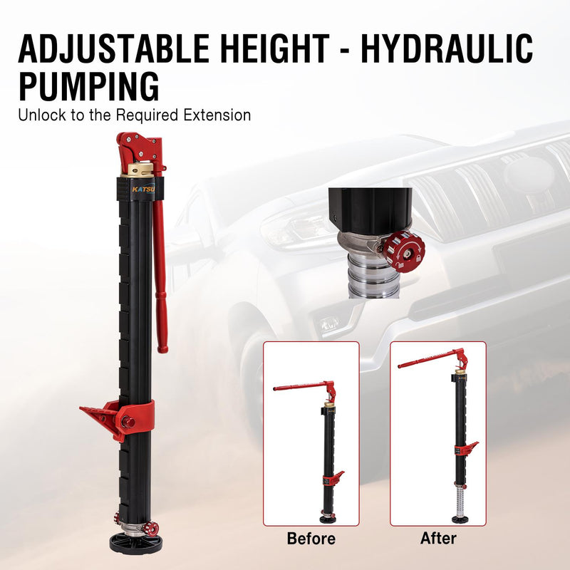 Hydraulic Farm Rescue Jack 48"  2Ton 4x4