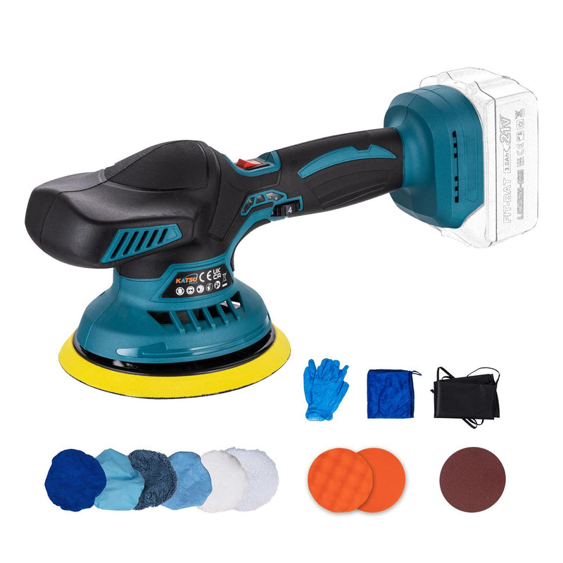 FIT-BAT Orbital Polisher With Accessories 12PCs