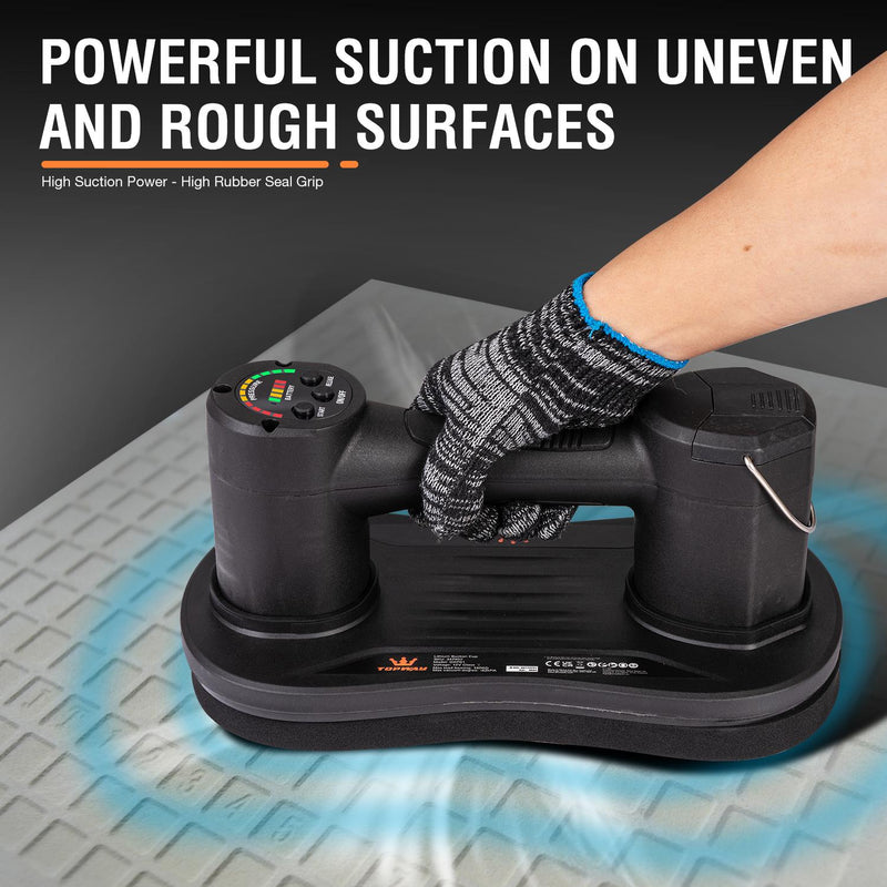 Tile Suction Carrier Cordless with 2 Batteries