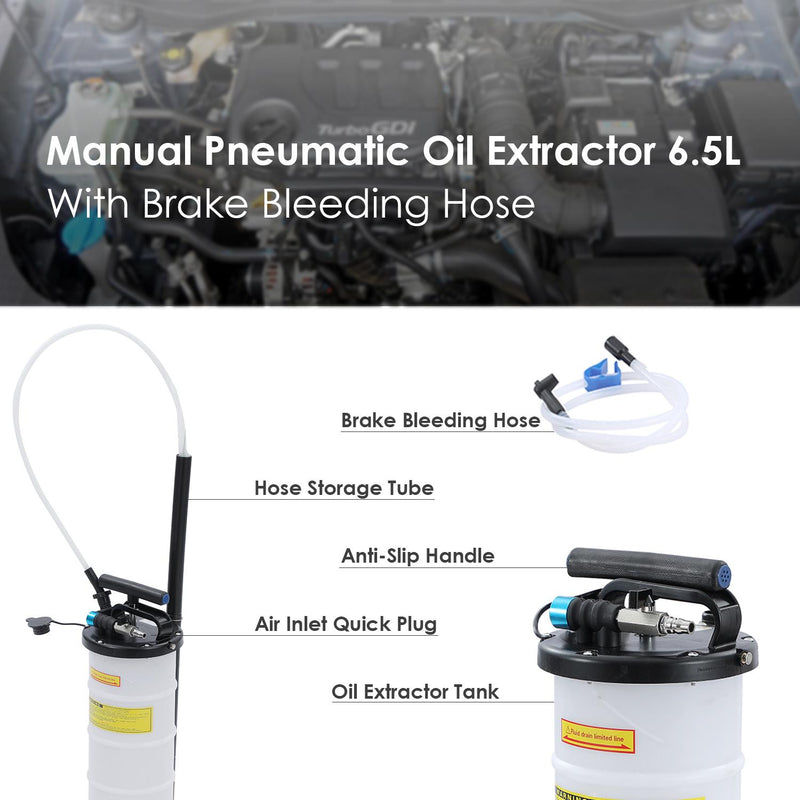 Manual Pneumatic Oil Extractor Pump 6.5L