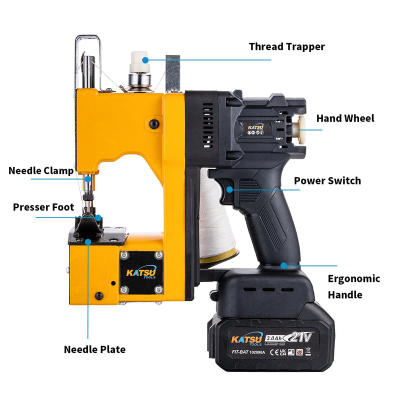 FIT-BAT Sewing Machine with Bag Closing