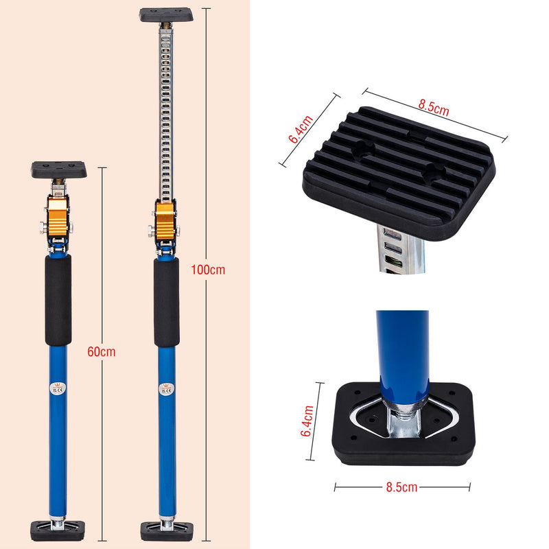 Telescopic Support Rod 60KG 60-100cm 2PCs