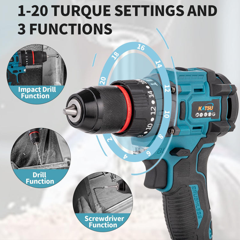 UNFT Cordless Impact Drill Mini - No Battery Included