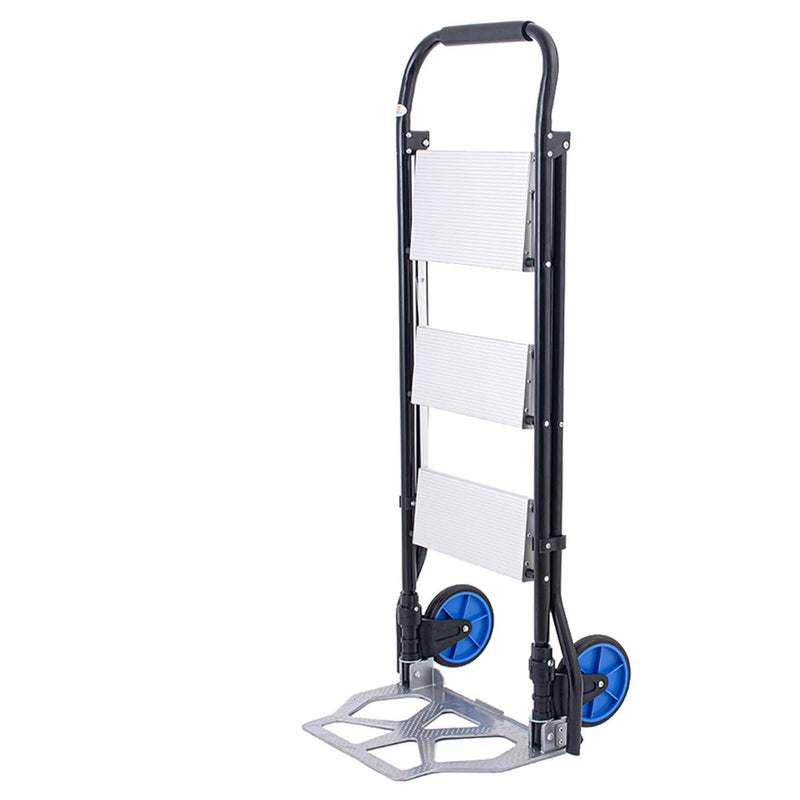 3 Steps Aluminium Trolley Ladder