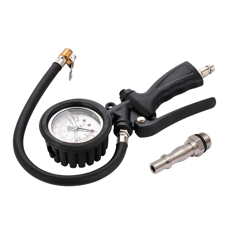 Tire Inflator Gauge With Liquid