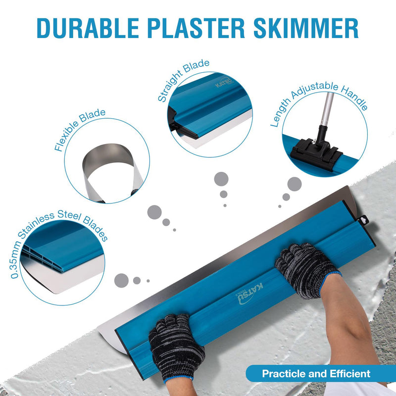 Skimming Plastering Tool Set 25,40,60cm In Carton Box