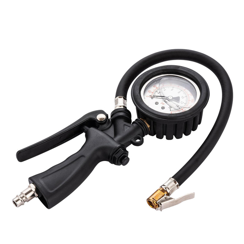 Tire Inflator Gauge With Liquid