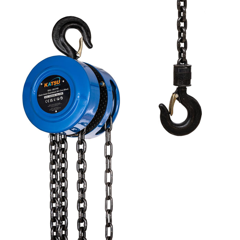 Chain Hoist Chain Block 3M 1Ton - Blue