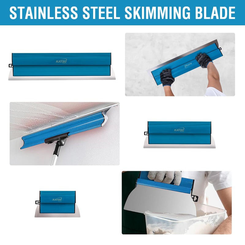 Skimming Plastering Tool Set 25,40,60cm In Carton Box