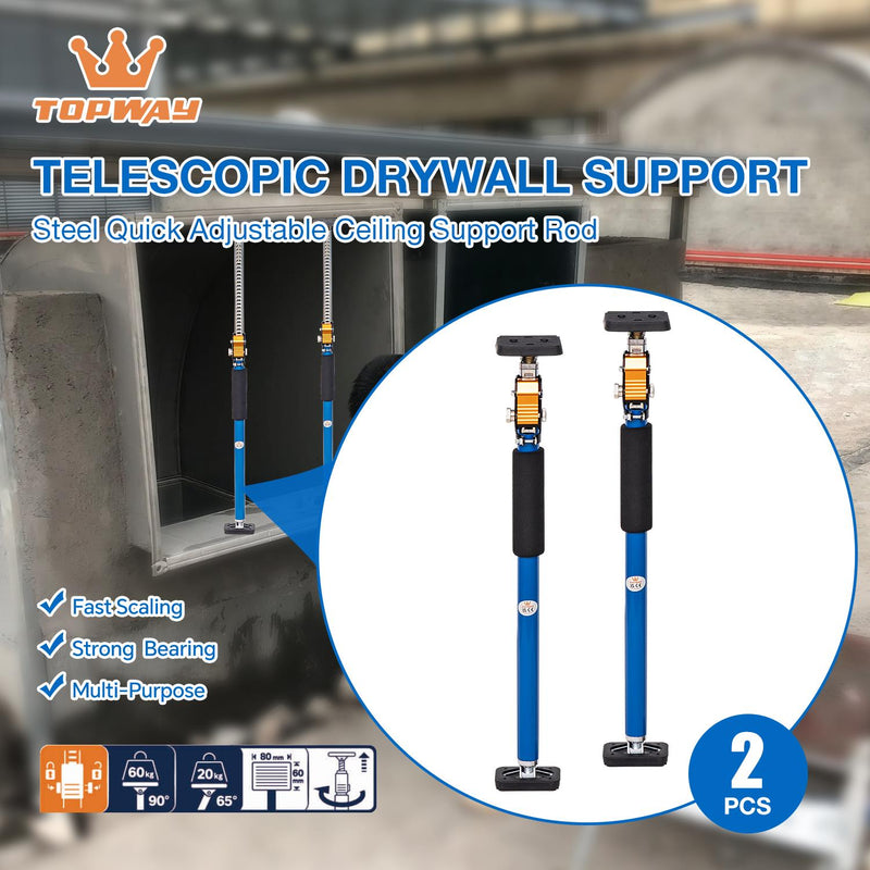 Telescopic Support Rod 60KG 60-100cm 2PCs