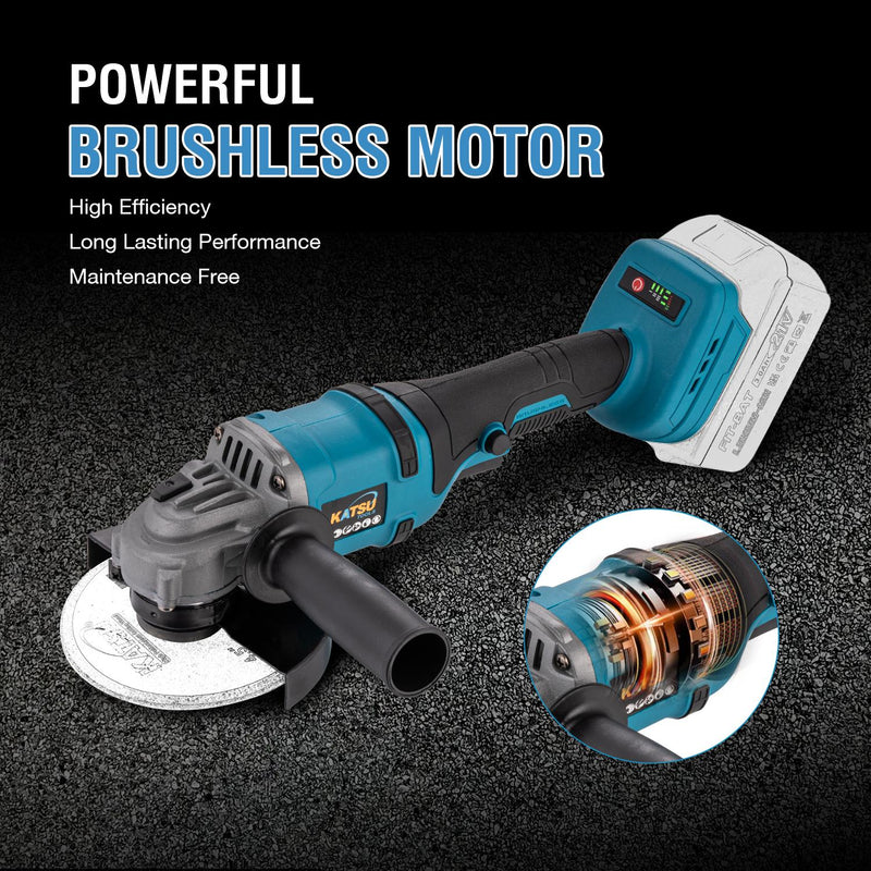 FIT-BAT Angle Grinder 115mm - No Battery