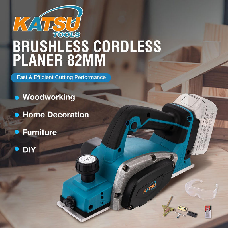 FIT-BAT Cordless Planer 82mm Brushless Motor