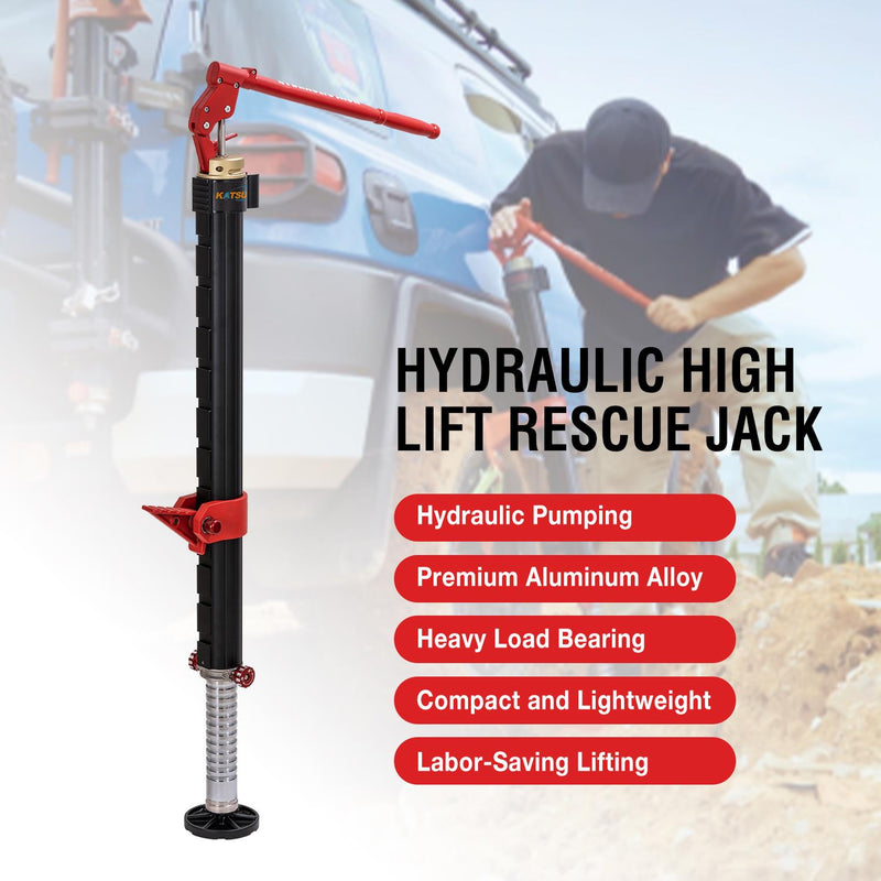 Hydraulic Farm Rescue Jack 48"  2Ton 4x4