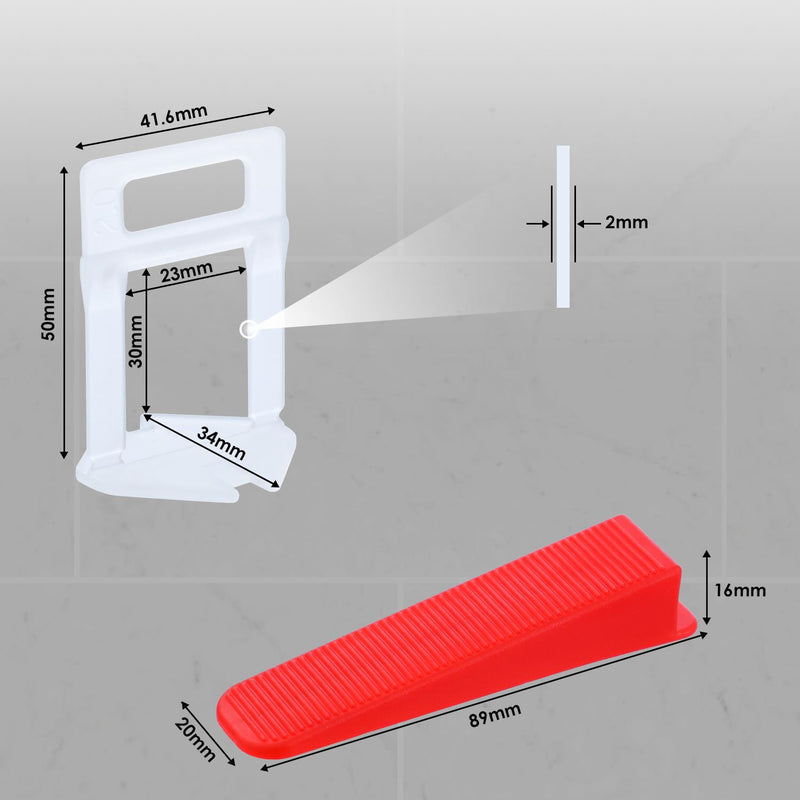 Tile levelling system 29mm 400PCs Pack 300+100