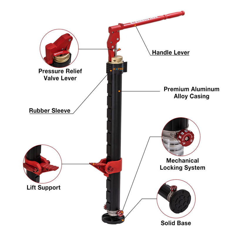 Hydraulic Farm Rescue Jack 48"  2Ton 4x4