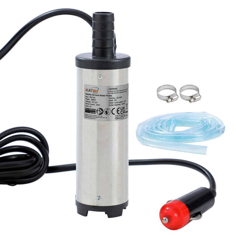 38mm Diameter Submersible Oil Water Transfer 12V Diesel Pump