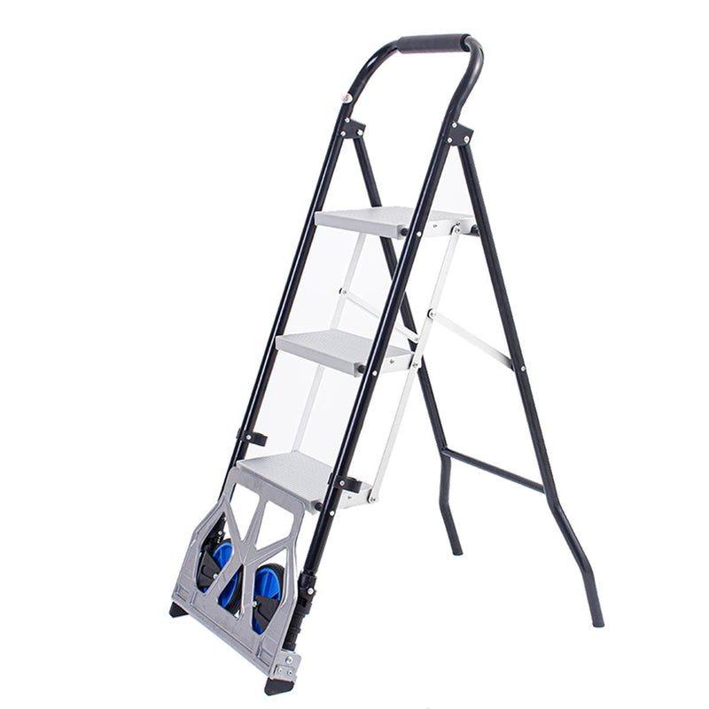 3 Steps Aluminium Trolley Ladder