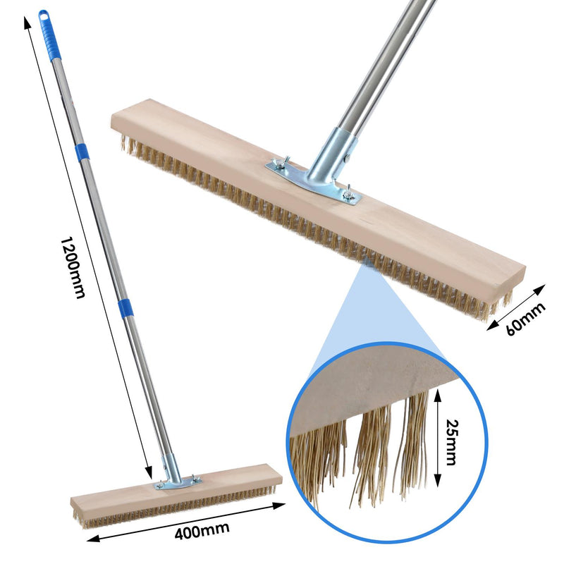 TOPWAY Garden Floor Wire Brush 40cm