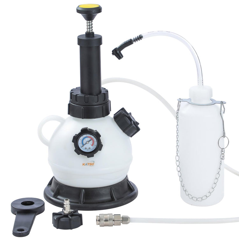 Vacuum Brake Bleeder Kit with 2L Brake Fluid Extractor 1L