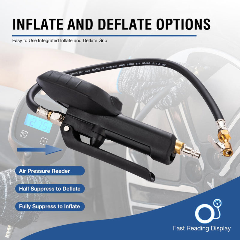 Tire Inflator Gauge Digital