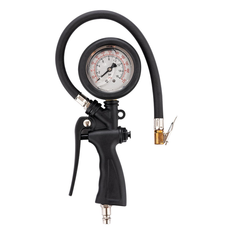 Tire Inflator Gauge With Liquid