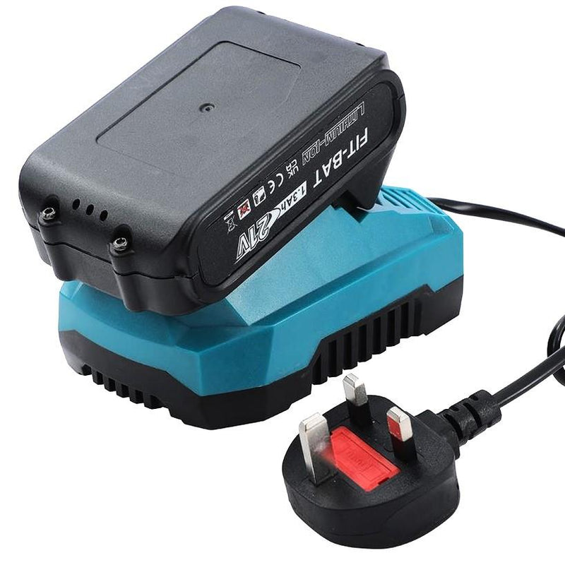 FIT-BAT Drill Brushless 21V with 1 Battery & Plastic case