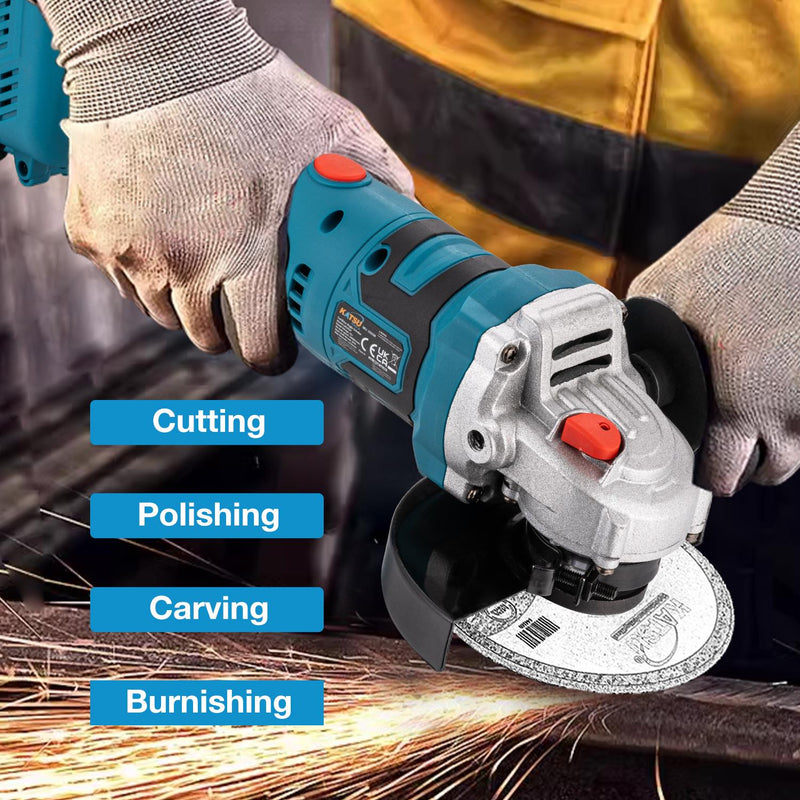 FIT-BAT Angle Grinder 115mm Rotating Handle