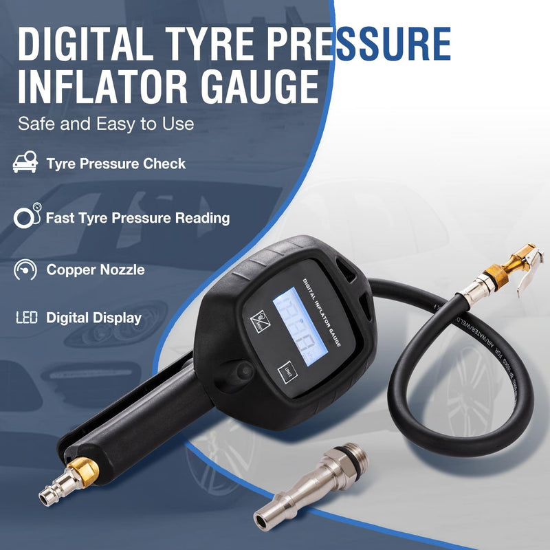 Tire Inflator Gauge Digital