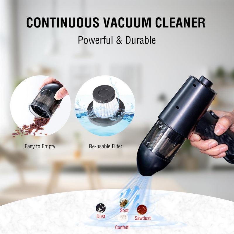 2 in 1 Compressed Air Duster with Vacuum Cup