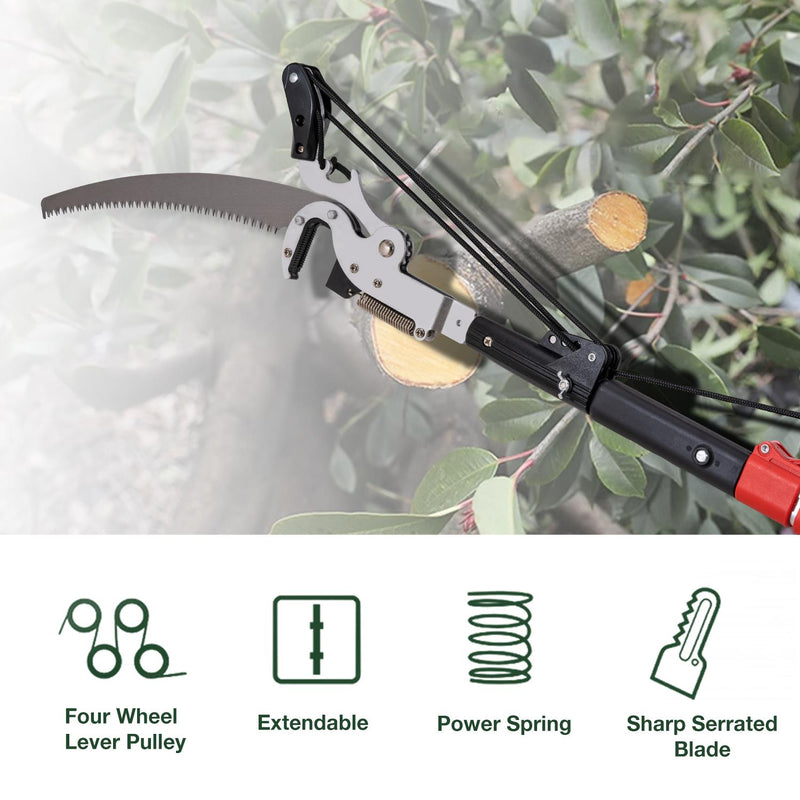 Telescopic Tree Pruner Oval Handle With Saw F330