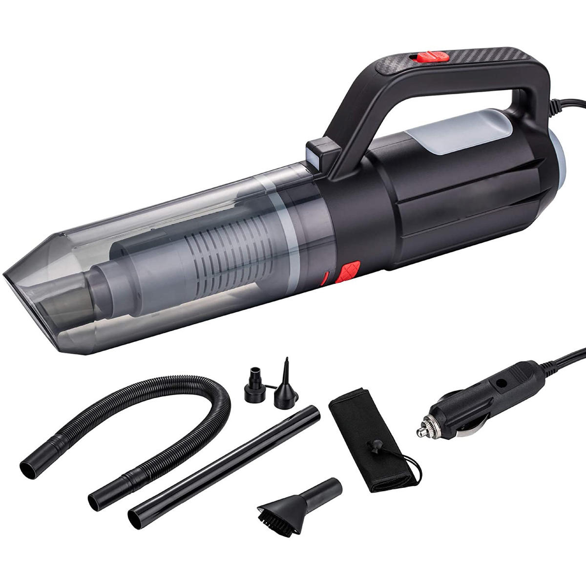 Car Vacuum Cleaner Blower 2IN1 12V Black Red